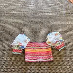 Alice and Olivia top size small